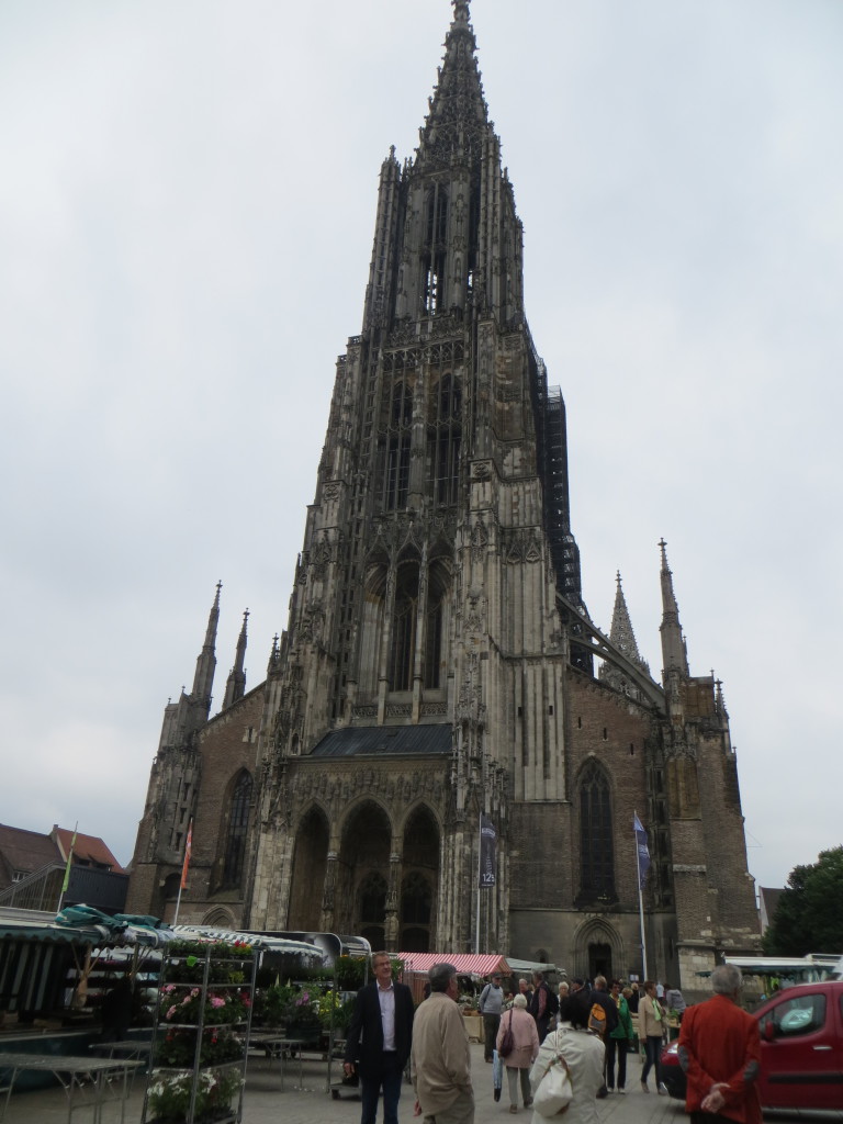 Vue extérieure de la cathédrale d'Ulm